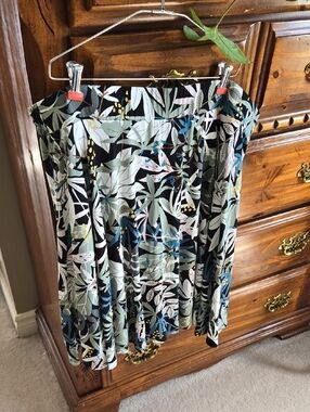 NEW Penn Tropical Fit And Flare Skirt, Lined, Size 3X